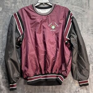 Edmond Memorial Pullover V-Neck Wind Jacket XL Sports‎ Softball Logo Red